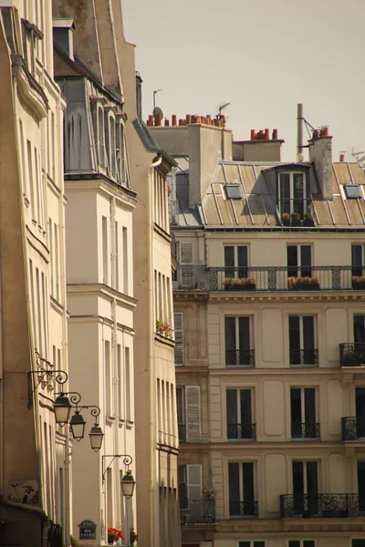 Apartments Block Downtown Paris — Stock Photo, Image