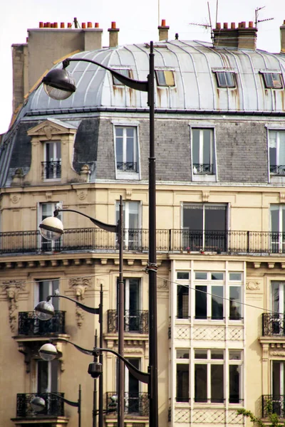 Lägenheter Kvarter Centrum Paris — Stockfoto