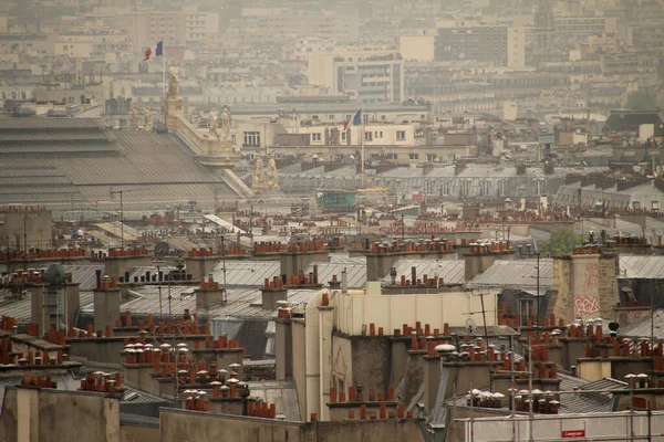 Apartmentblock Der Innenstadt Von Paris — Stockfoto