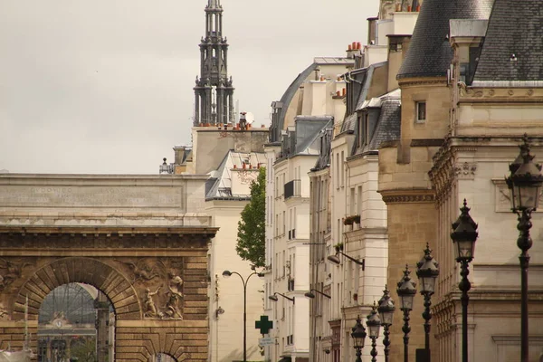 Apartments Block Downtown Paris — Stock Photo, Image