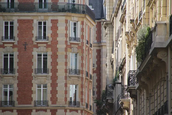 Bloque Apartamentos Centro París —  Fotos de Stock