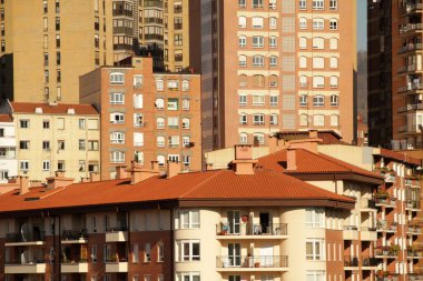 Bilbao şehrindeki şehir manzarası