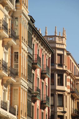 Bilbao şehrindeki şehir manzarası