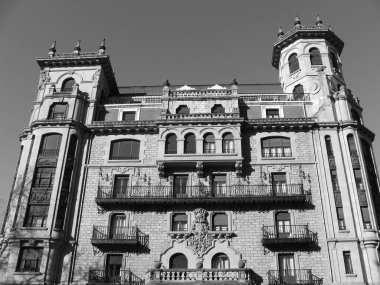 Bilbao şehrindeki şehir manzarası