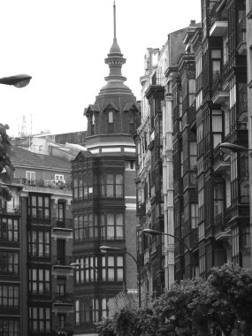 Bilbao şehrindeki şehir manzarası