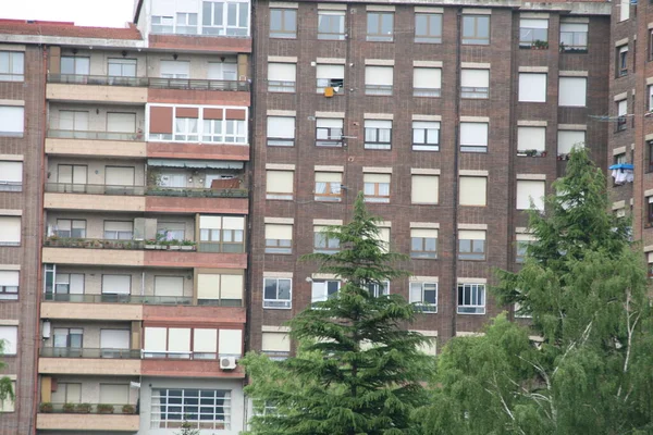 Bilbao Şehrindeki Şehir Manzarası — Stok fotoğraf