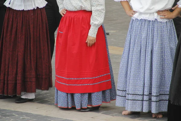 Portuguese Folk Dance Street Festival — Stock Photo, Image