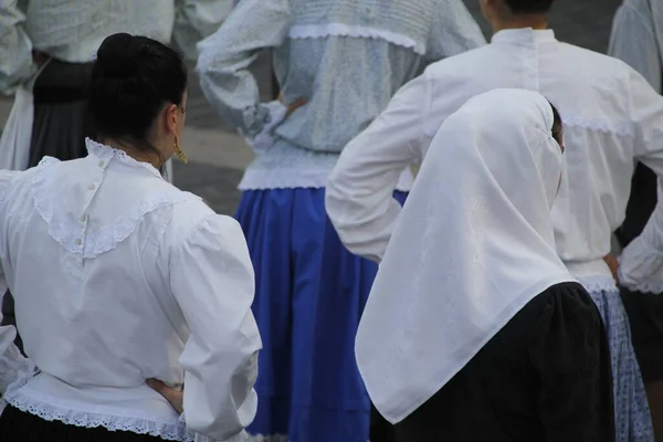 Danse Folklorique Portugaise Dans Festival Rue — Photo