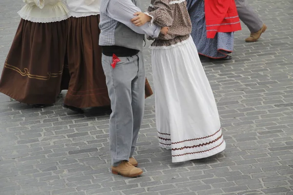 Danza Popular Portuguesa Festival Callejero — Foto de Stock