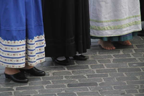 Portugese Volksdans Een Straatfestival — Stockfoto