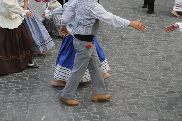 Danse Folklorique Portugaise Dans Festival Rue — Photo