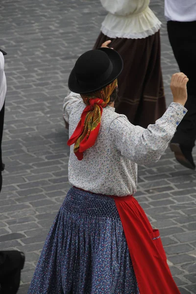 Portuguese Folk Dance Street Festival — Stock Photo, Image