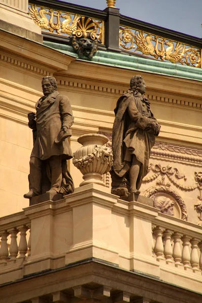 Architectonic Heritage City Prague — Stock Photo, Image