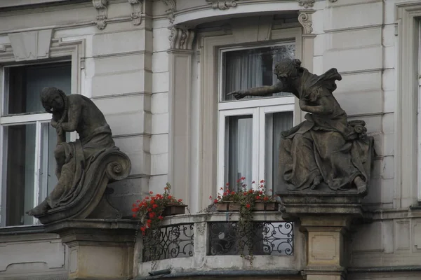 Patrimonio Architettonico Nella Città Praga — Foto Stock