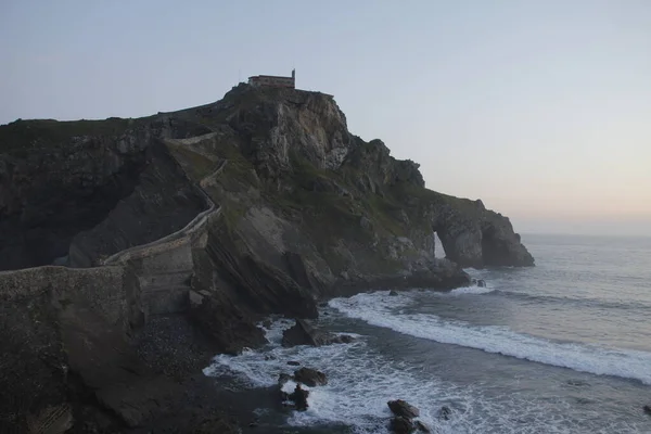 San Juan Gaztelugatxe Kraj Basków — Zdjęcie stockowe