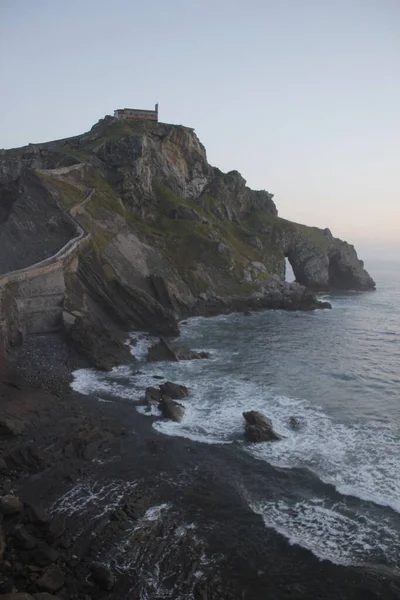 San Juan Gaztelugatxe Kraj Basków — Zdjęcie stockowe