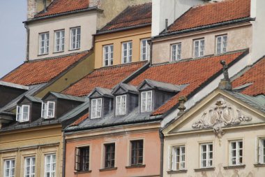 Varşova 'nın eski bir kasabasında