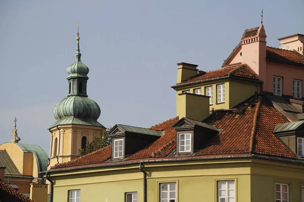 바르샤바의 도시에 건축하는 — 스톡 사진