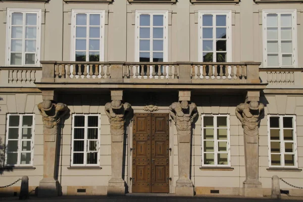 Edificio Nel Centro Storico Varsavia — Foto Stock