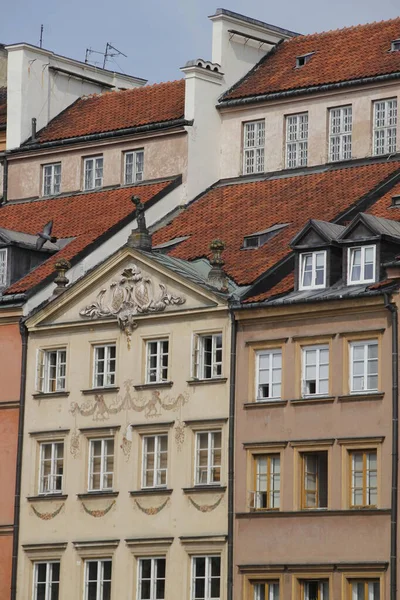 바르샤바의 도시에 건축하는 — 스톡 사진
