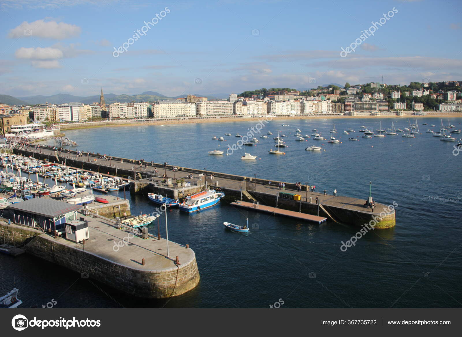 Stadtansichten Der Stadt San Sebastian — Stockfoto ...