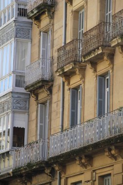 San Sebastian şehrinde şehir manzarası