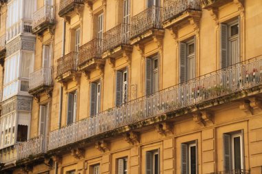 San Sebastian şehrinde şehir manzarası