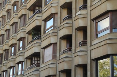 San Sebastian şehrinde şehir manzarası