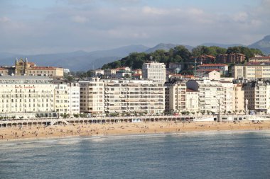 San Sebastian şehrinde şehir manzarası