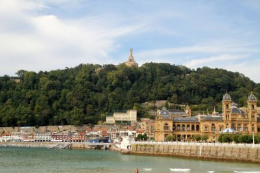 San Sebastian şehrinde şehir manzarası