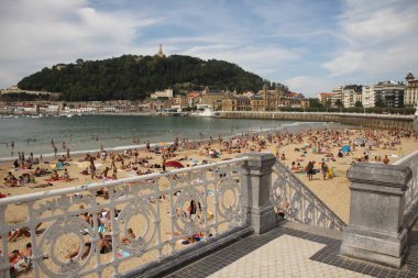 San Sebastian şehrinde şehir manzarası