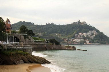 San Sebastian şehrinde şehir manzarası