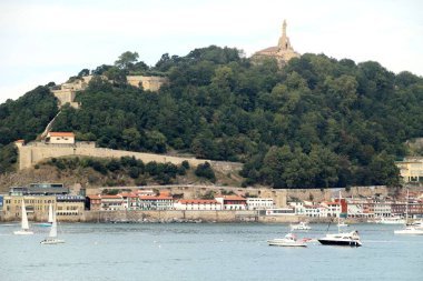 San Sebastian şehrinde şehir manzarası