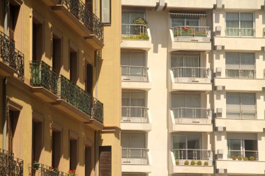 San Sebastian şehrinde şehir manzarası