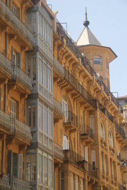 San Sebastian şehrinde şehir manzarası