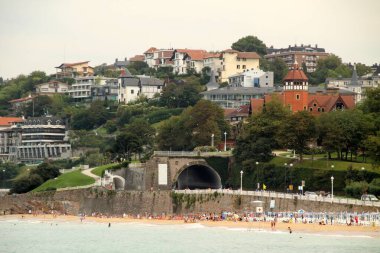 San Sebastian şehrinde şehir manzarası