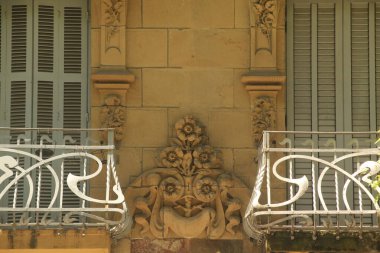 San Sebastian şehrinde şehir manzarası