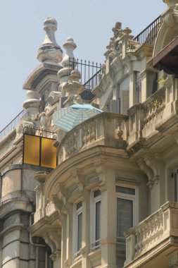 San Sebastian şehrinde şehir manzarası