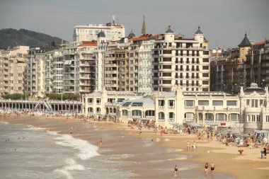 San Sebastian şehrinde şehir manzarası