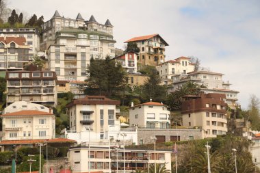 San Sebastian şehrinde şehir manzarası
