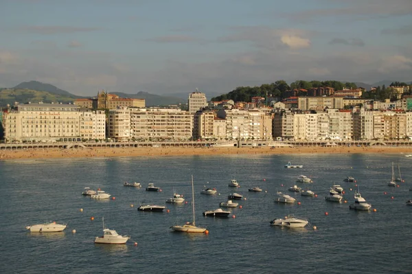 Stadsgezicht Stad San Sebastian — Stockfoto