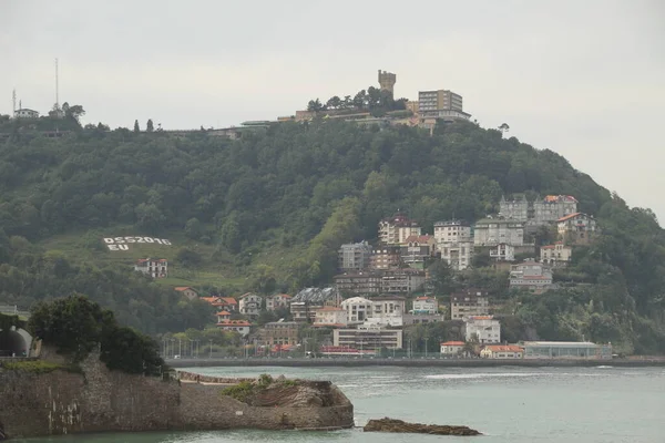 Vista Urbana Nella Città San Sebastian — Foto Stock