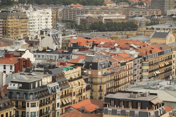 San Sebastian Şehrinde Şehir Manzarası — Stok fotoğraf