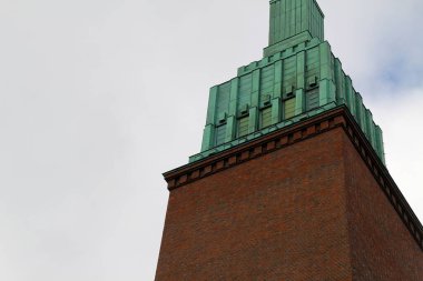 Helsinki şehrinin mimarisi.