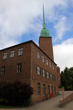 Helsinki şehrinin mimarisi.