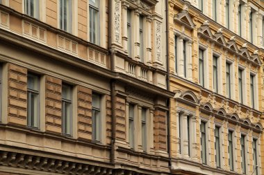 Helsinki şehrinin mimarisi.