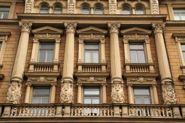 Helsinki şehrinin mimarisi.