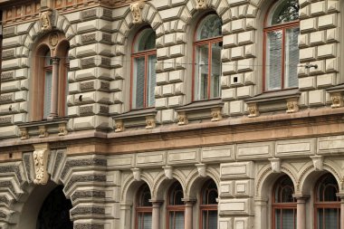 Helsinki şehrinin mimarisi.