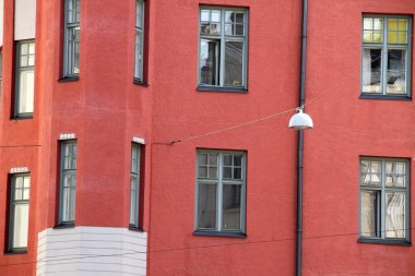 Helsinki şehrinin mimarisi.