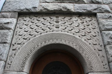 Helsinki şehrinin mimarisi.